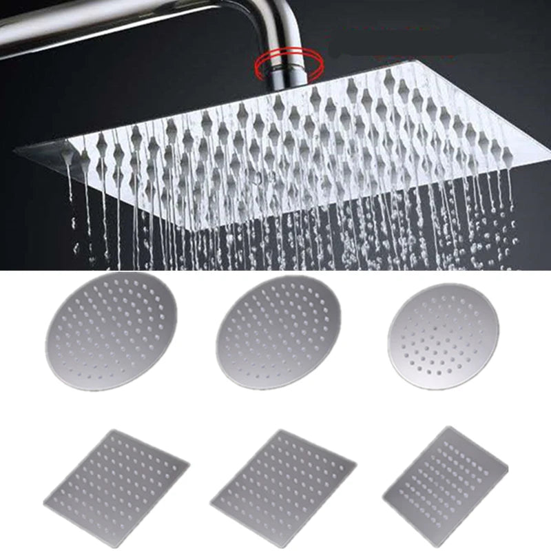 Round & Square Stainless Steel Rainfall Shower Heads