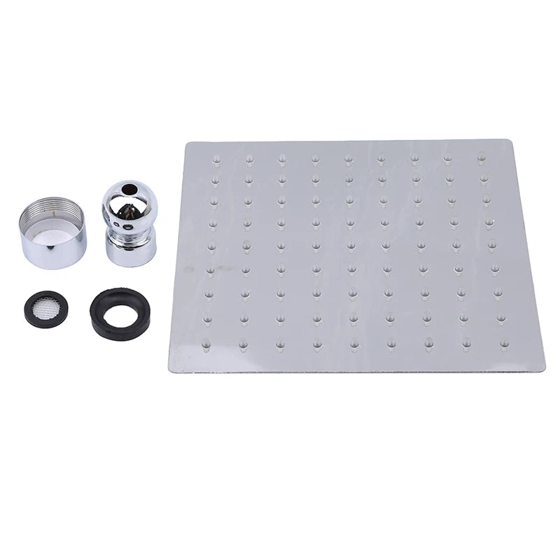 Round & Square Stainless Steel Rainfall Shower Heads