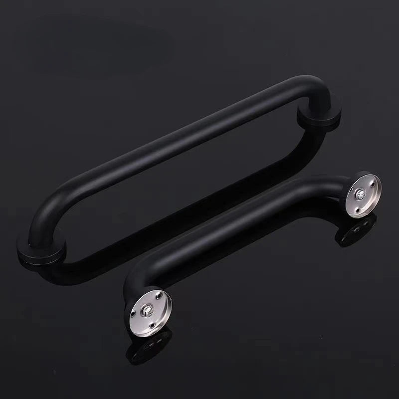 Black Grab Bar 300mm & 400mm For Bathroom Safety