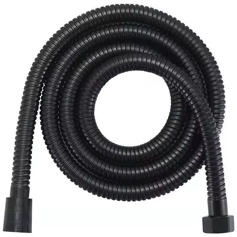 Shower Hoses 1.5/2M Black & Silver