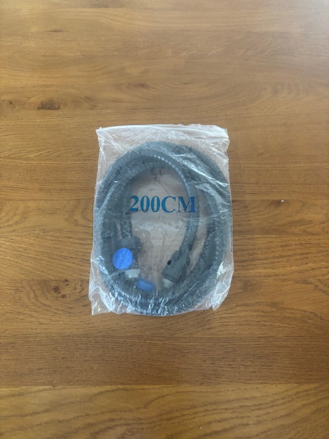 Shower Hoses 1.5/2M Black & Silver