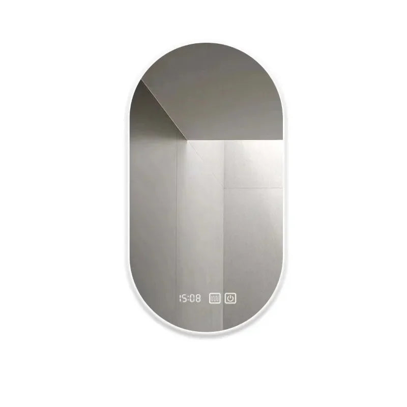 Oval Smart, Anti Fog Bathroom Mirrors with LED Light