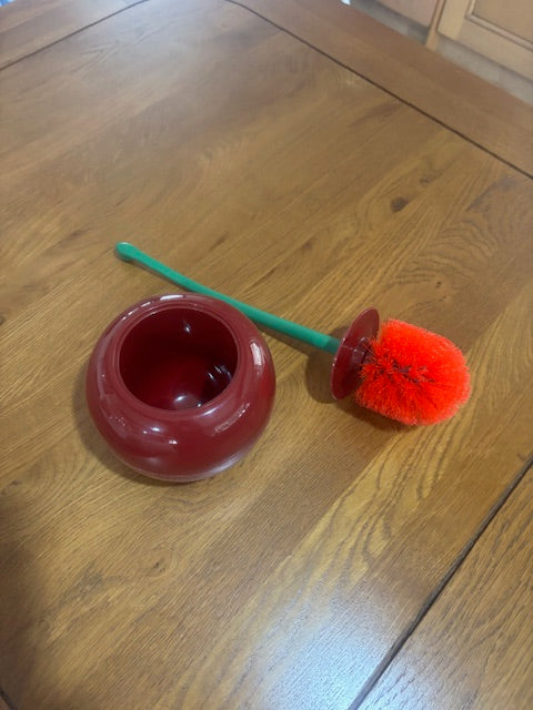 Long-handled Cherry & Apple Toilet Brush